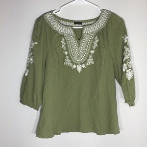 Women’s Talbots Blouse Cottagecore Boho Beachy